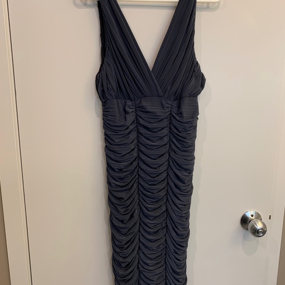 Nicole Miller grey dress size 12 - Picture 1 of 5